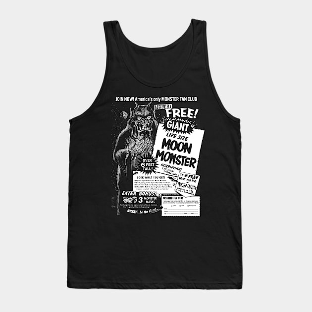 Giant Life Size Moon Monster Tank Top by MarbitMonster